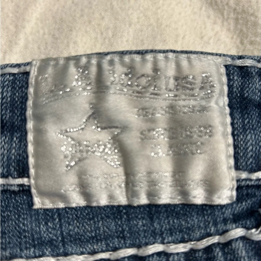 L.A. Idol Junior Blue Denim Cut-Off Jeans‎